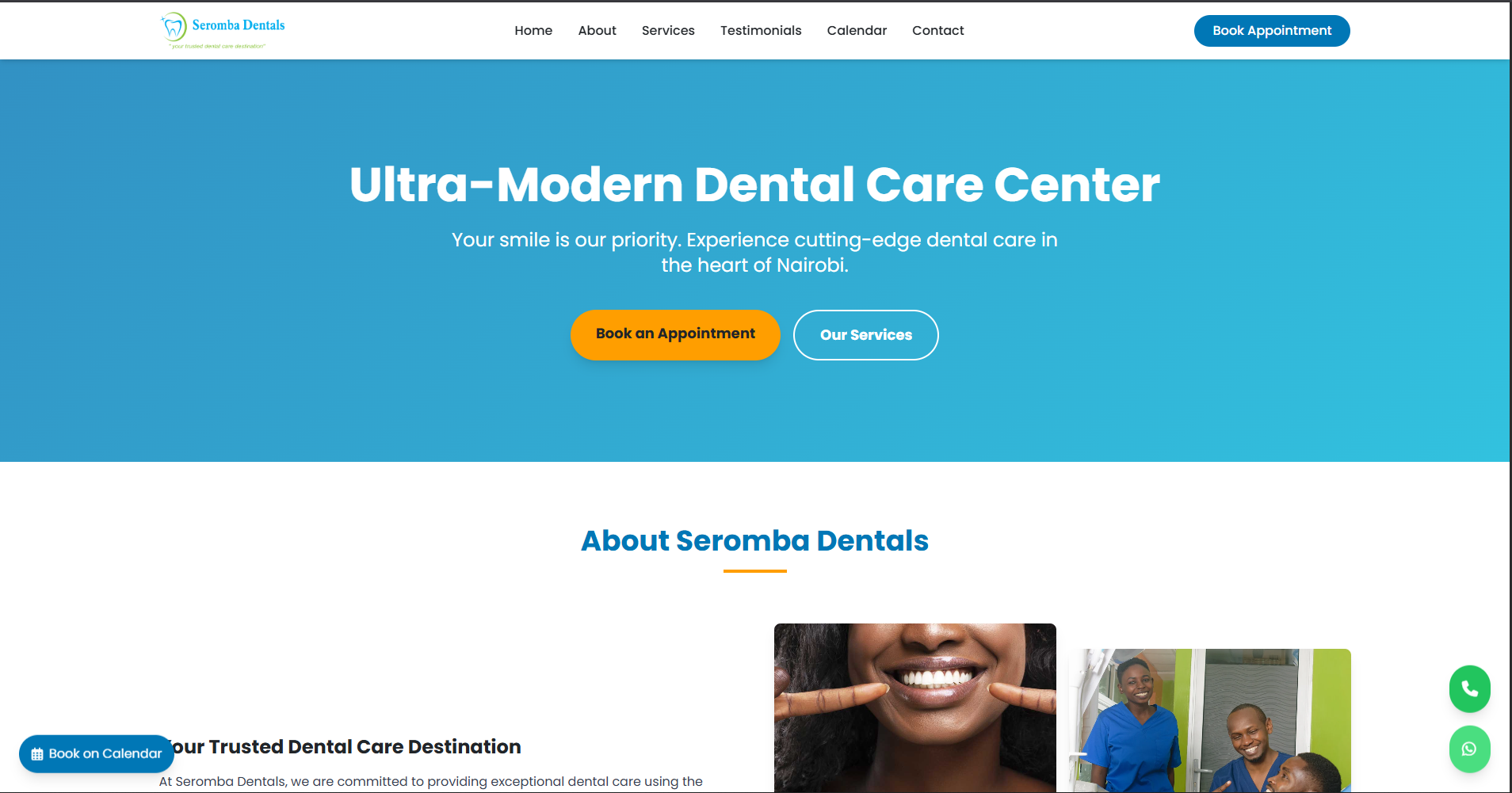 Seromba Dentals Screenshot